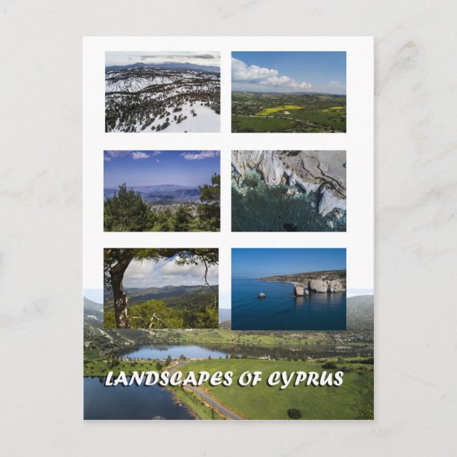 Landscapes of cyprus postcard (Front)