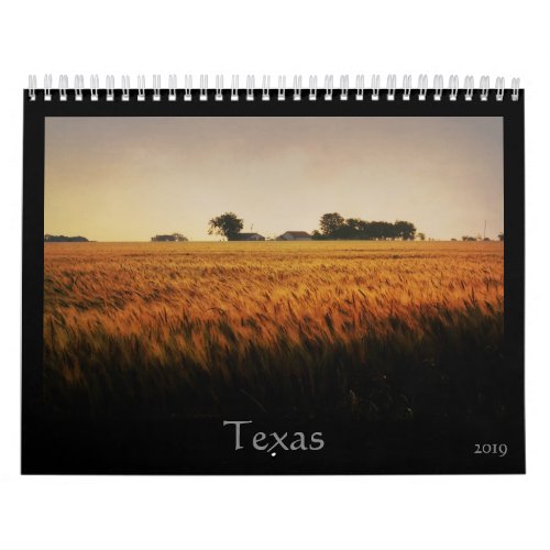 Landscapes of Texas Calendar