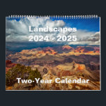 Landscapes Two-Year Wall Calendar 2024-2025<br><div class="desc">North America possesses amazing landscapes and this two-year wall calendar is filled with stunning images displaying awe-inspiring scenery. This calendar is great for keeping appointments,  events,  and memories,  making it a perfect gift for friends,  family,  co-workers,  and even for yourself.</div>