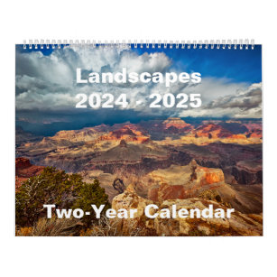 Landscapes Two-Year Wall Calendar 2024-2025