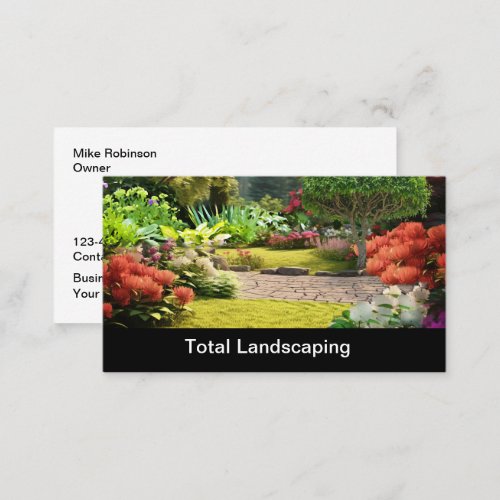 Landscaping And Garden Business Cards