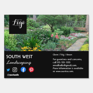 Landscaping & Arborist Flyer Gardener, Tree Surg Sign