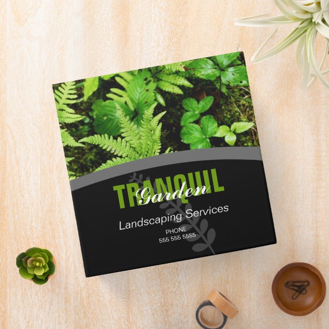 Landscaping Business 3 Ring Binder (In Situ)