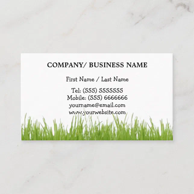 Landscaping Business Card | Zazzle