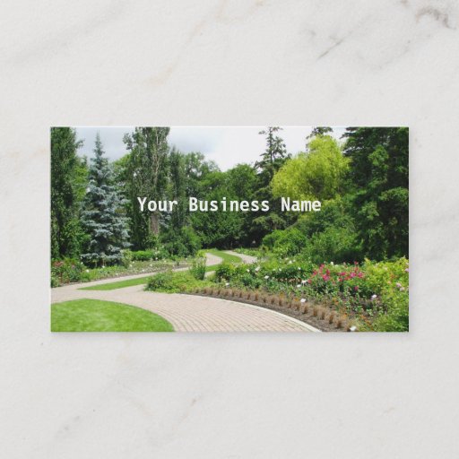 Customizable Landscaping Business Card