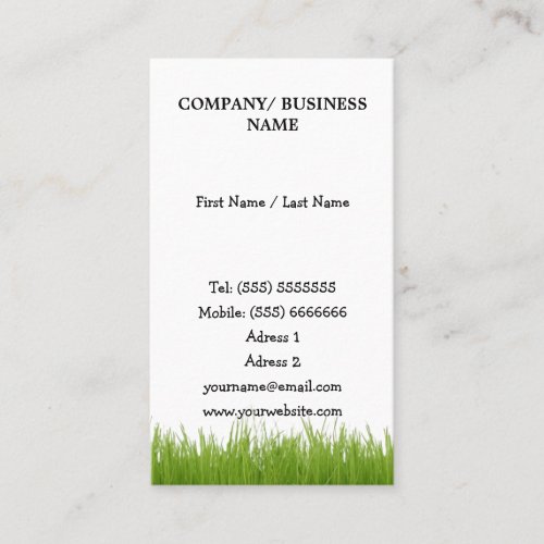 Landscaping Business Card
