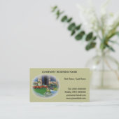 Landscaping Business Card (Standing Front)