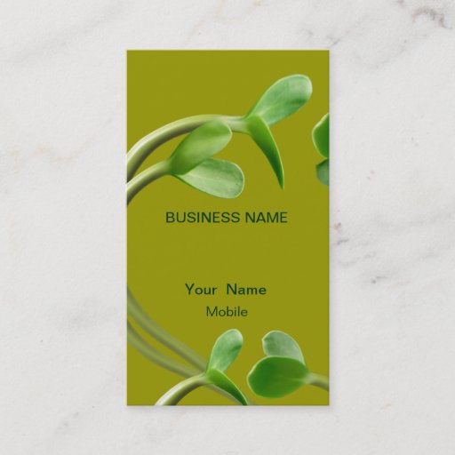 Customizable Landscaping Business Card