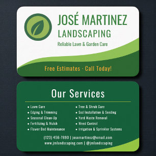 Landscaping Business Card