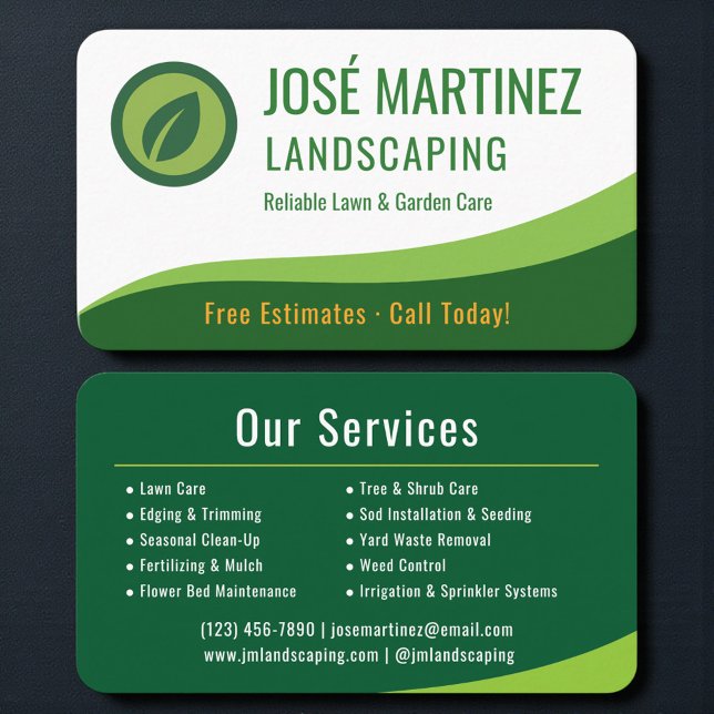 Landscaping Business Card (Creator Uploaded)