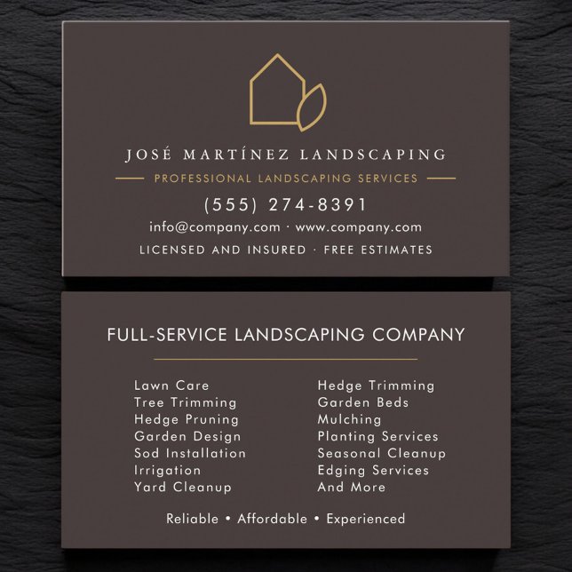 Landscaping Business Card (Creator Uploaded)