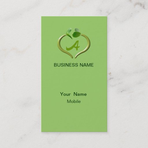 Customizable Landscaping Business Card