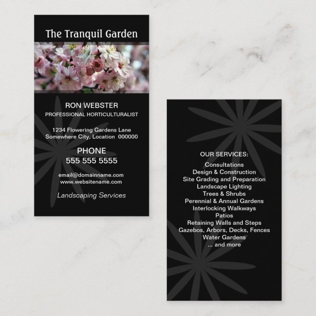 Landscaping Business Card (Front/Back)