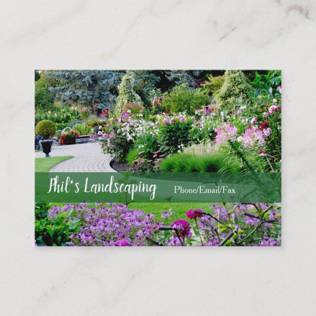 Landscaping Business Card (Front)