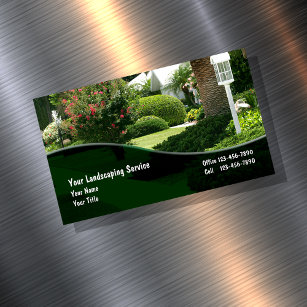 Landscaping Business Card Magnets