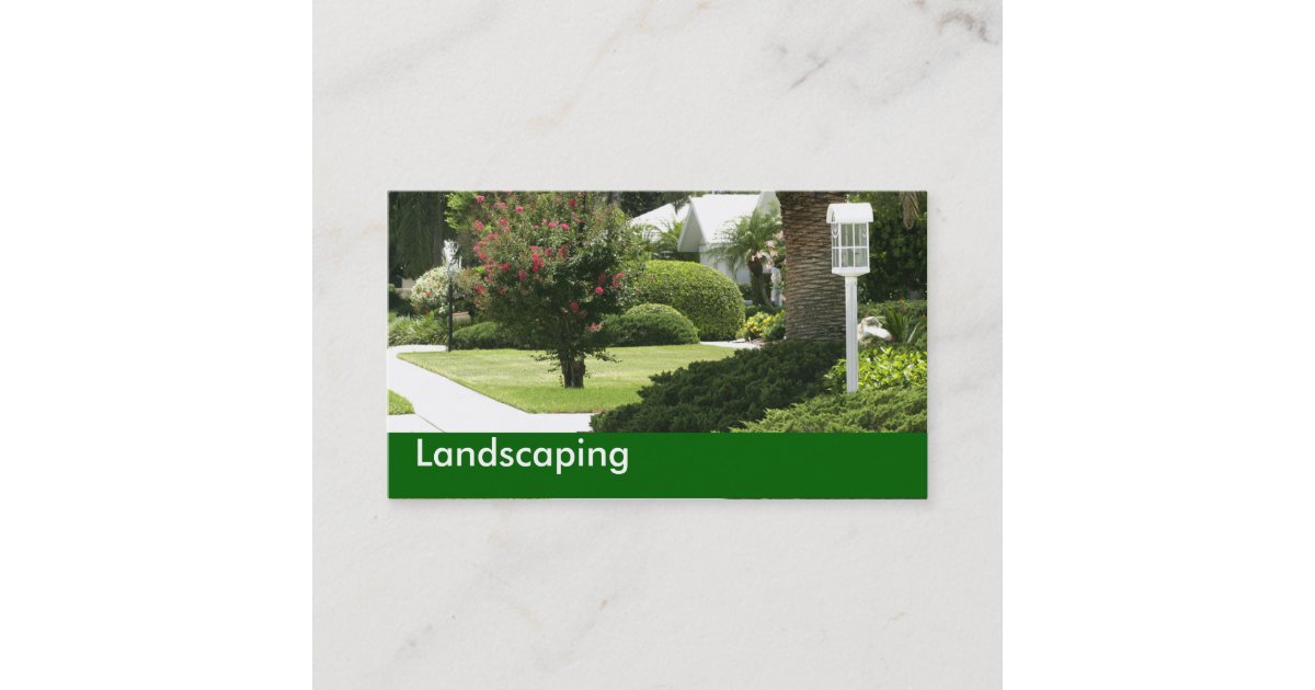 Landscaping Business Cards | Zazzle.com