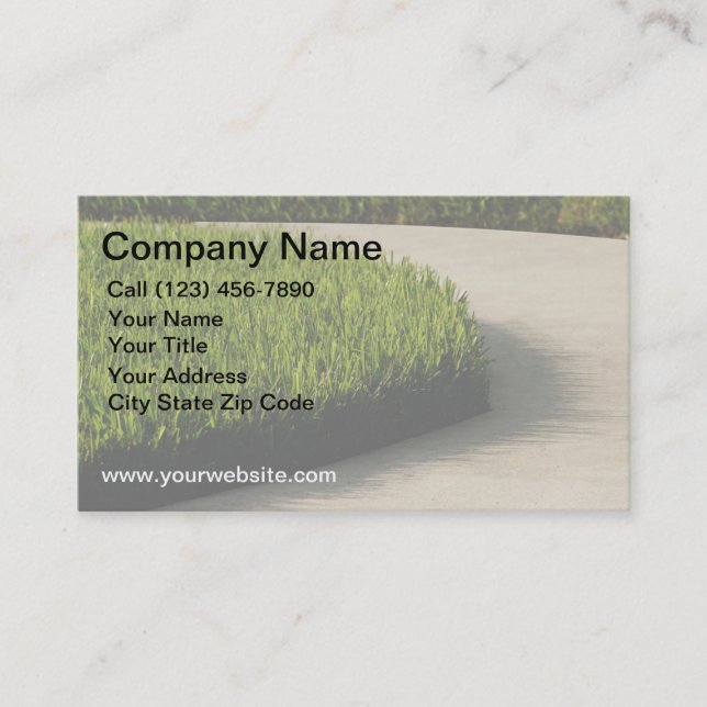Landscaping Business Cards (Front)