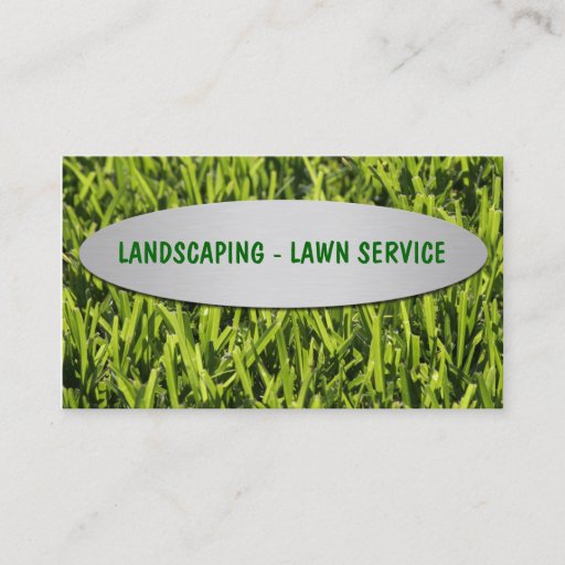 Customizable Landscaping Business Cards