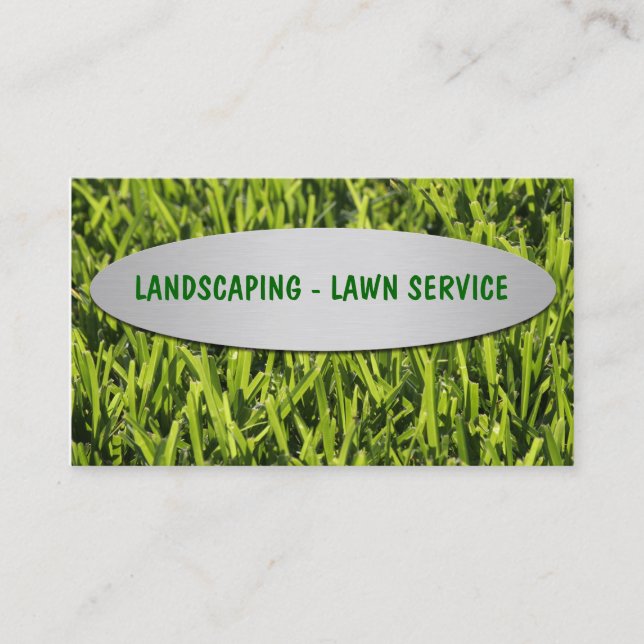 Landscaping Business Cards (Front)