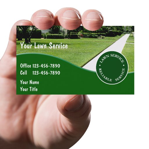 Customizable Landscaping Business Cards