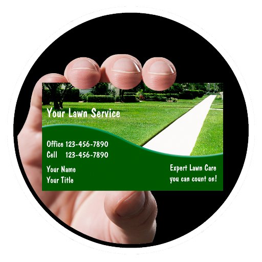 Customizable Landscaping Business Cards