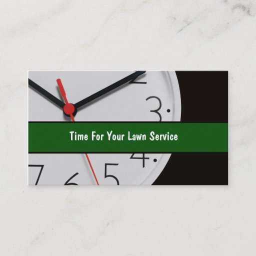 Customizable Landscaping Business Cards