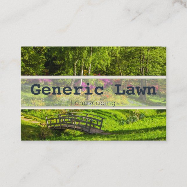 Landscaping business cards (Front)
