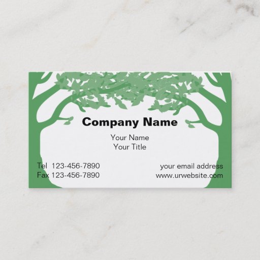 Customizable Landscaping Business Cards