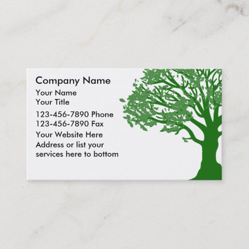 Landscaping Business Cards