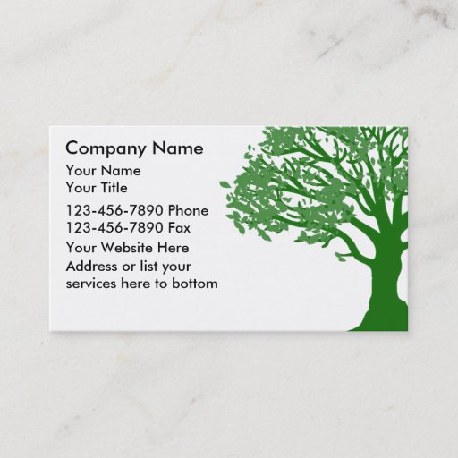 Customizable Landscaping Business Cards