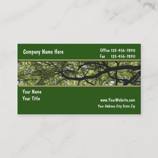 Customizable Landscaping Business Cards