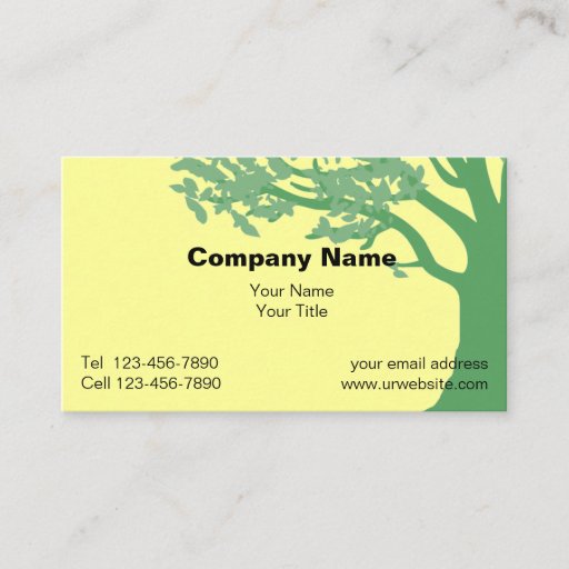 Customizable Landscaping Business Cards NEW