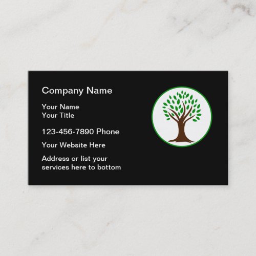 Landscaping Business Cards Online Template