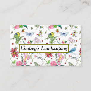 Landscaping Business Pollinators Native Plants  Card