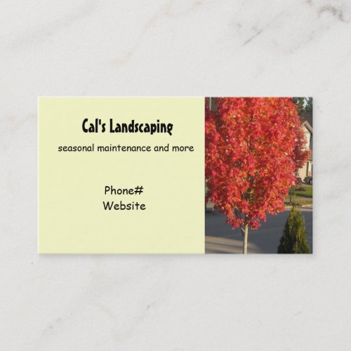 Landscaping Design Business Card Templates