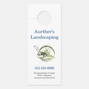 Landscaping Door Hanger