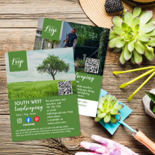landscaping gardener tree surgeon arborist flyer