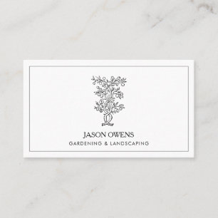 Landscaping Gardening Business Card