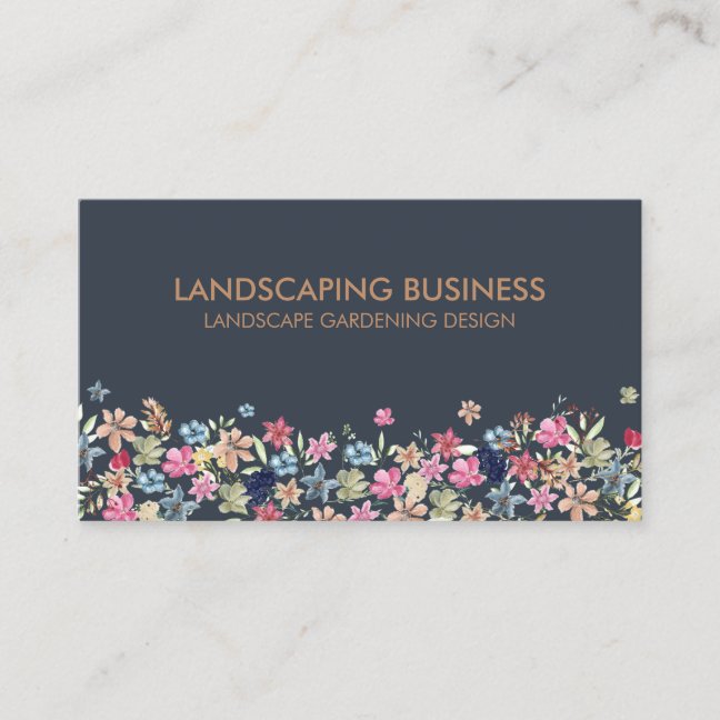Landscaping Gardening Plant Care Business Card