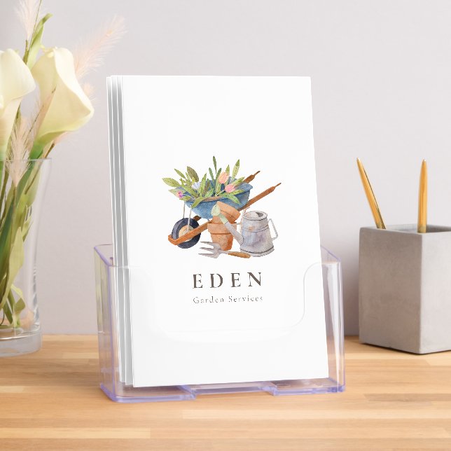 Landscaping Gardening Service Leaflet Brochure (Insitu)