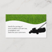 Landscaping Gardening | Tree Logo Business Card (Back)