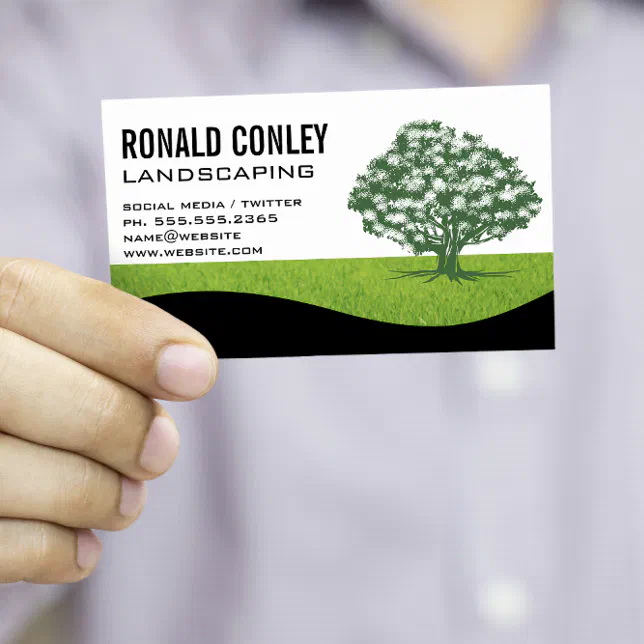 Landscaping Business Card Template