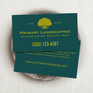 Landscaping Green Tree Business Card