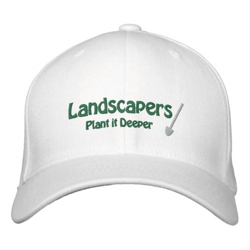 Landscaping Humor Embroidered Cap