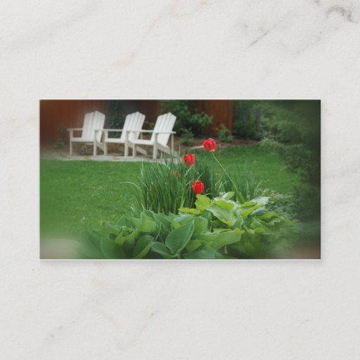 Customizable Landscaping / Lawn Care Business Card