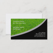 Landscaping Lawn Care Gardener Business Card (Front/Back)