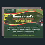 Landscaping Lawn Care Grass Cutting Car Magnet<br><div class="desc">Promote your landscaping/lawn care/grass cutting business with these cool big car/truck magnets. Drum up business by placing the magnets on your vehicle for all potential customers to see.</div>