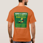 Landscaping Lawn Care Grass Cutting Template Dri T-Shirt<br><div class="desc">Increase visibility by creating and printing t-shirts (dri-fit) for your landscaping (grass cutting) lawn care company with this effective shirt customizable template. See the matching business cards and other possible matching products for precision branding that motivate potential clients to choose you and your brand. Colors include black, white and green....</div>