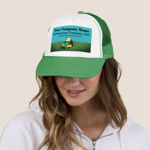 Lawn Care & Landscaping Custom Business Logo Hat