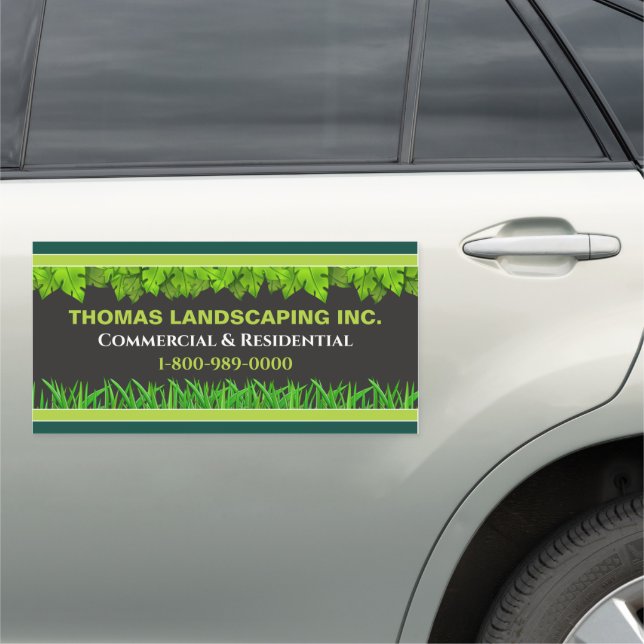 Landscaping Lawn Care Sign for your Work Truck  (In Situ)